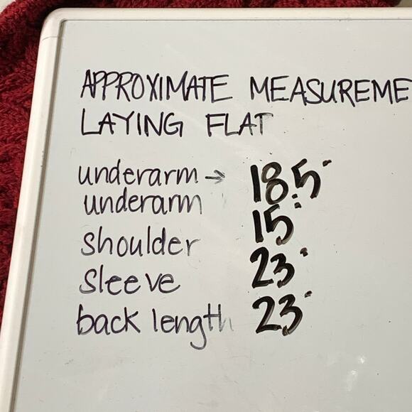 L.L. Bean Fisherman Cardigan 1912 Heritage Sweater Womens Size Small Red Ireland - Picture 8 of 8